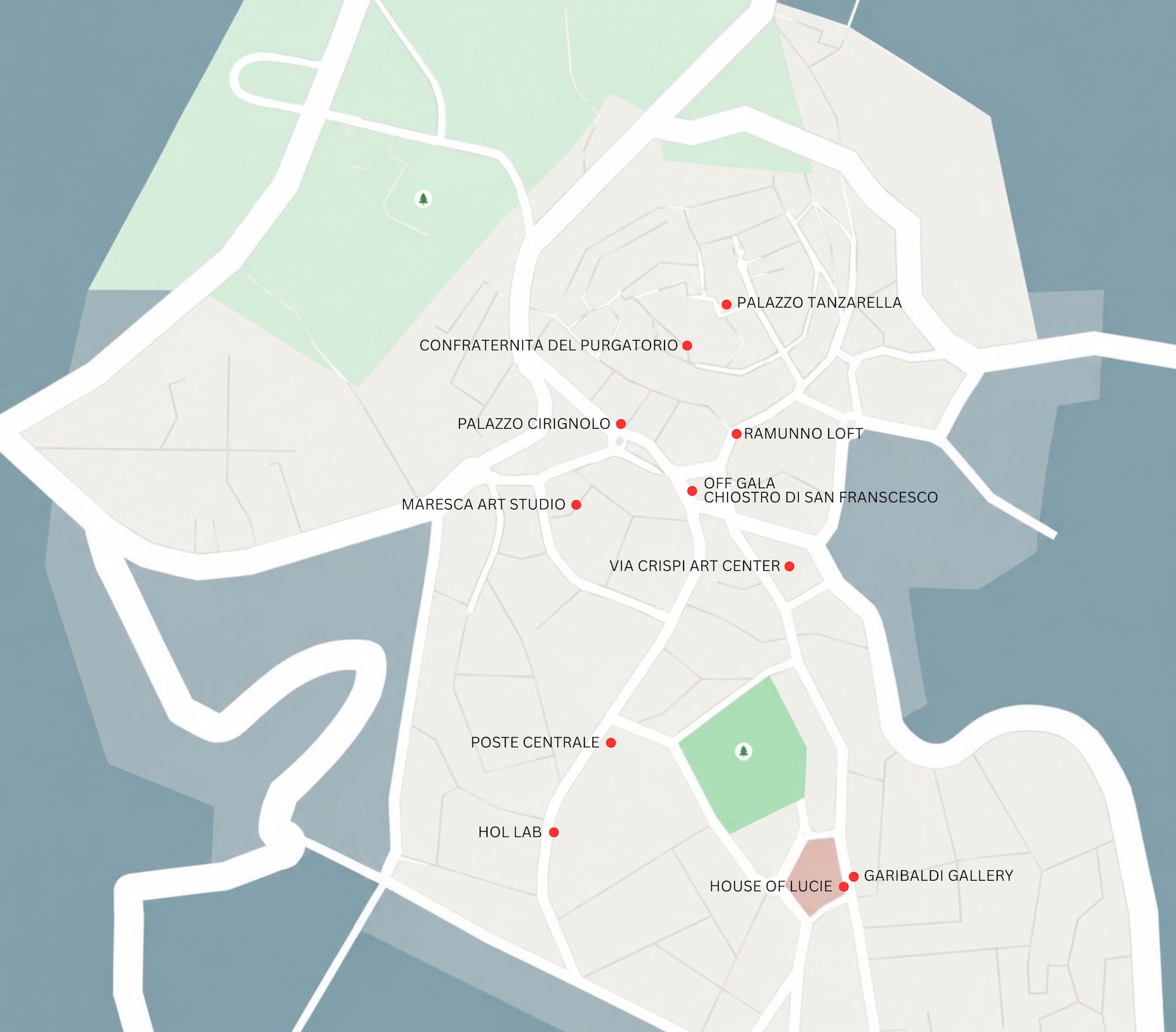 Map of Events – Ostuni Foto Festival 2026